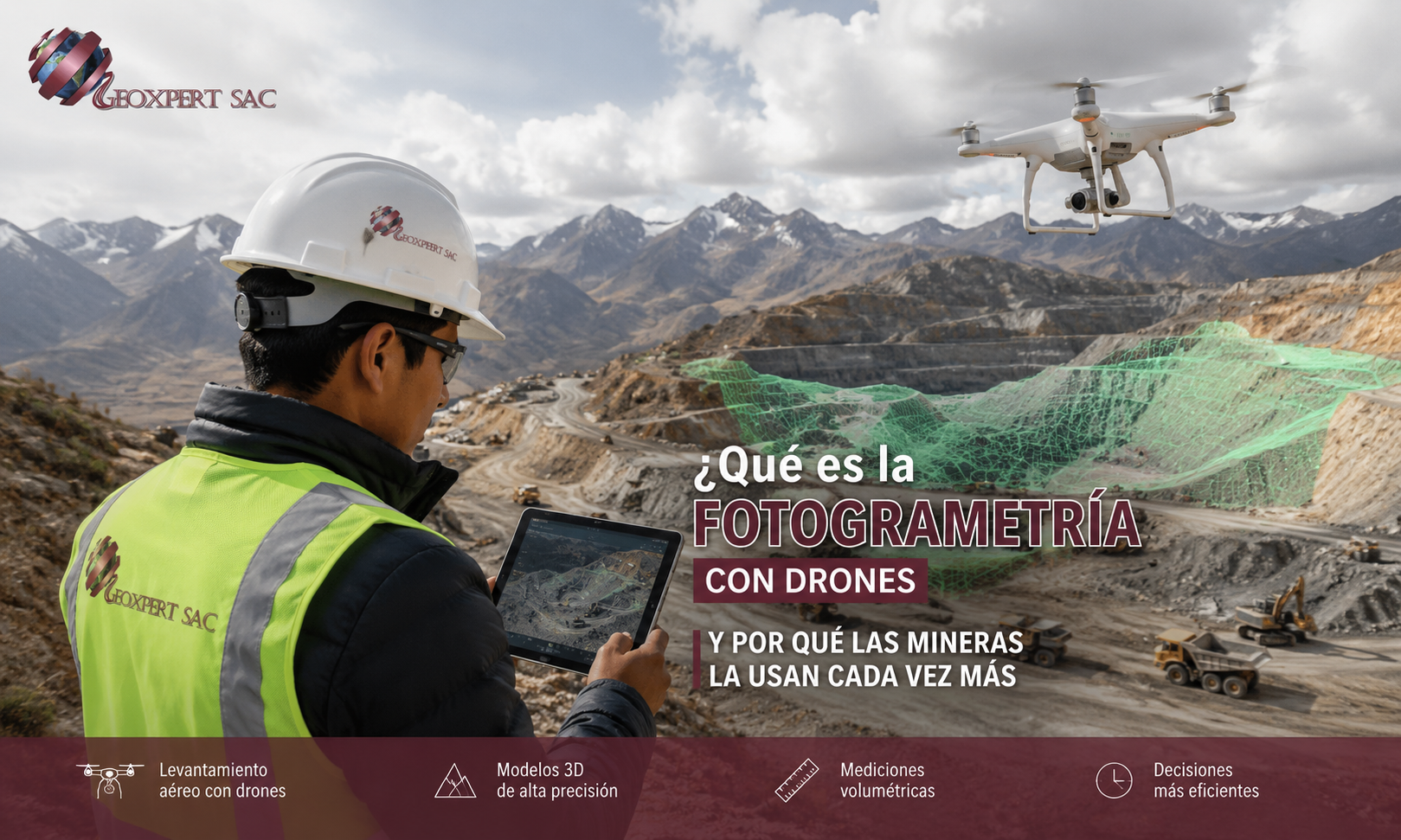 ¿Qué es la fotogrametría con drones y por qué las mineras la usan cada vez más?